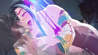 Magicami Dx Gura- Femdom Demon Cowgirl Riding me in Oriental, Irresistible Huge Breasts - 9 image