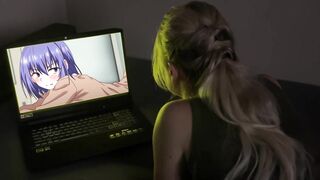 My dick hurts the beauty's narrow pussy, but she doesn't want to stop