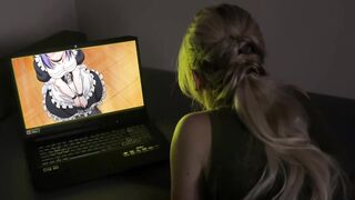 My dick hurts the beauty's narrow pussy, but she doesn't want to stop - 6 image