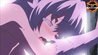 HENTAI ANAL ride, Redo of Healer FUCK RIDING ASS Busty rides cock HERO fucks big boobs Bouncing tits