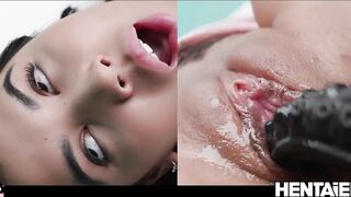 HENTAIED - Amazing Lady Dee & Extreme Hentai Cumflation by Alien monster - 6 image