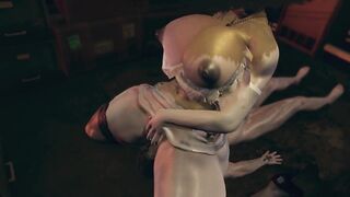 Resident Evil Village: Tall Vampire Lady Dimitrescu domination fuck | Honey Select 2 - 5 image