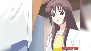 Hentai Pros - Takashi Fucks His Sister In Law's Miwa Asshole & His GF Misa Decides To Join Them - 4 image