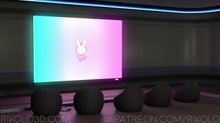 futa Brigitte fucks Dva up the ass - 2 image