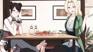 Naruto - Kunoichi Trainer - Part 7 - TenTen And Tsunade Footjob By LoveSkySanX - 7 image
