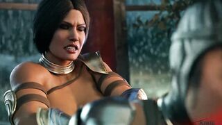 Futa Wonder Women And PowerGirl Fucks CatWomen - 3 image