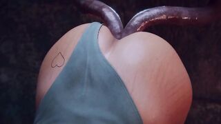 lara croft gets ass fucked by aliens - 9 image