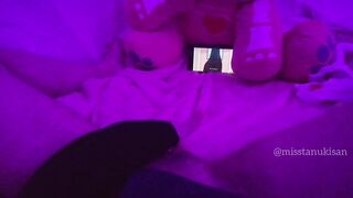 Japan schoolgirl caught touching her virgin pussy watching Hentai uncensored and big squirt - 5 image