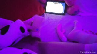 Amateur kawaii Japanese girl masturb with pocket pussy watching lesbian Hentai teen orgasm uncensore - 10 image