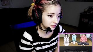 Petite latina reacts to Hentai Amanee IN SPANISH - 2 image