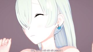 ELIZABETH LIONES GETS MELIODAS DICK - SEVEN DEADLY SINS