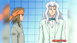 Hentai Pros - Train Station Bathroom Orgy With A Sexy Red-haired Babe With Huge Tits - 10 image