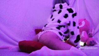 Amateur girl redhead humping pillow masturb watching lesbian Futanari Hentai uncensored - 7 image