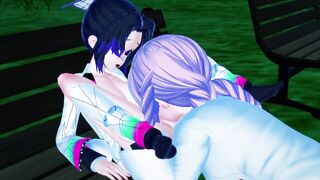 Demon Slayer Shinobu x Mitsuri Lesbian Hentai