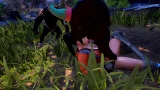 Orc Orgy With A Lost Girl 3D - 2 image