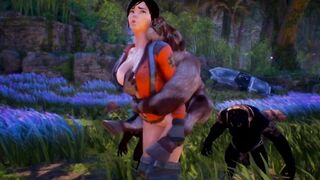 Orc Orgy With A Lost Girl 3D - 3 image