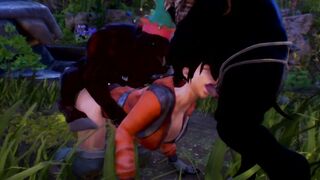 Orc Orgy With A Lost Girl 3D - 4 image