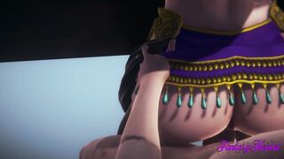 Genshin Impact Hentai - Lisa fucked with cum in her pussy - 3 image