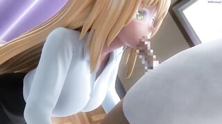 Learning how to fuck with busty anime teacher [To LOVE Ru Diary] / 3D Hentai game - 7 image