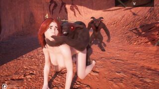 Wild Life Sonia with goat demons (furry animated) - 9 image