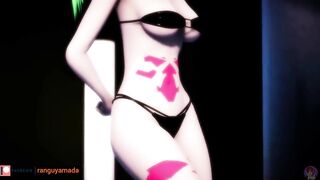 MMD Cyberpunk Rebecca - 10 image