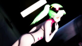 MMD Cyberpunk Rebecca - 8 image
