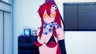 GURREN LAGANN YOKO LITTNER ANIME HENTAI 3D UNCENSORED - 3 image