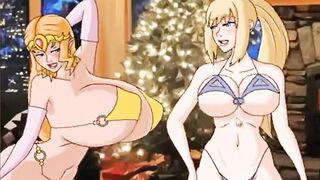 Christmas special sex with video game princesses - 5 image