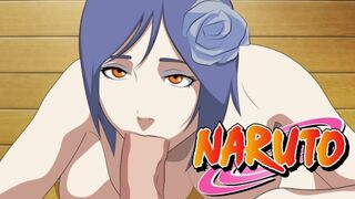 POV KONAN BLOWJOB! (NARUTO HENTAI)