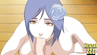 POV KONAN BLOWJOB! (NARUTO HENTAI) - 2 image