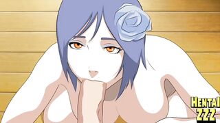 POV KONAN BLOWJOB! (NARUTO HENTAI) - 3 image
