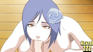 POV KONAN BLOWJOB! (NARUTO HENTAI) - 5 image