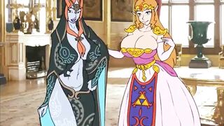 Legend of zelda lesbian with princesses and warriors - 2 image