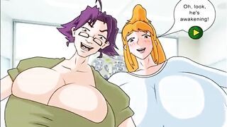 In a world where there are only women they want to fuck him - 9 image