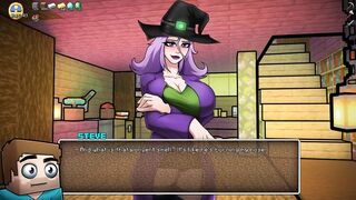 Minecraft Horny Craft - Part 12 - Hot Naked Witch And A Blowjob By LoveSkySanHentai - 3 image
