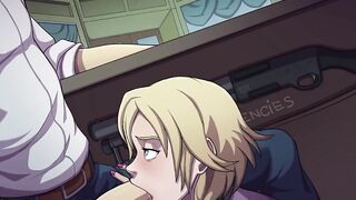 Witch Hunter - Part 7 Sex Scenes - Slutty Librarian Blowjob Under The Desk By LoveSkySanHentai - 5 image