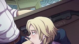 Witch Hunter - Part 7 Sex Scenes - Slutty Librarian Blowjob Under The Desk By LoveSkySanHentai - 7 image