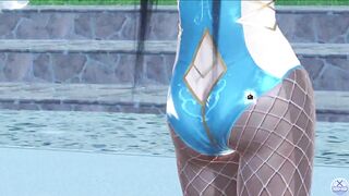 Dead or Alive Xtreme Venus Vacation Marie Rose Bunny Clock Mod Fanservice Appreciation - 6 image