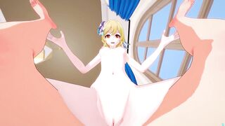 Lumine gives in all holes Genshin Impact - 10 image