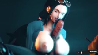 One Piece Nico Robin sex oral BIG - 1 image
