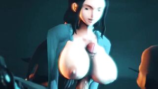 One Piece Nico Robin sex oral BIG - 2 image