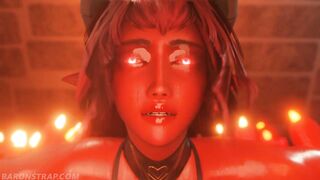 Sheva and Succubus Lesbian Orgy - 2 image