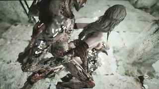 Flame Keeper Fucked By Monster With Huge Cock | Honey Select 2 - 10 image