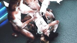 Nun gets fucked with three big black cocks | Honey Select 2 - 3 image