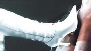 Nun gets fucked with three big black cocks | Honey Select 2 - 8 image