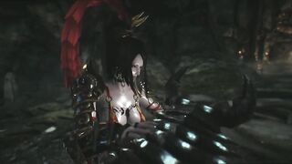 A monster with a huge dick fucked a beauty in a cave | Honey Select 2 - 6 image