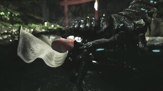 Huge monster fucked 2B right in the cave | Honey Select 2 - 5 image