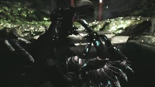 Huge monster fucked 2B right in the cave | Honey Select 2 - 6 image