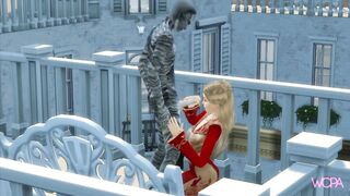 Night King eating Cersei Lannister in the castle - 2 image