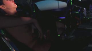 The couple drove to the gas station and fucked on a sports car | Honey Select 2 | Gameplay - 10 image